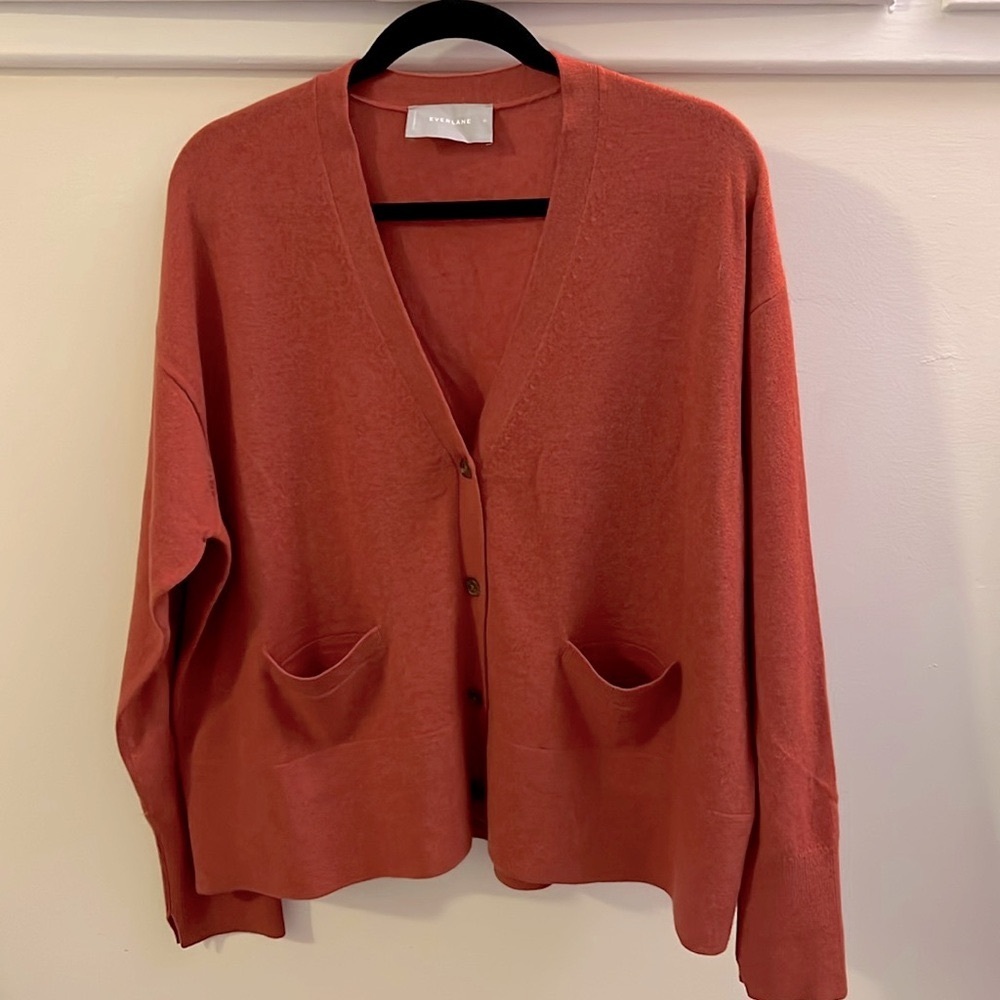 Cashmere Button Cardigan Sweater